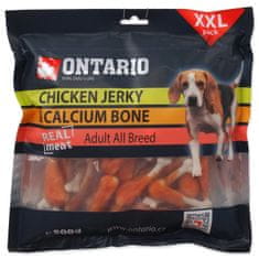 Ontario Pochoutka kuřecím obalená vápníková kost 500g