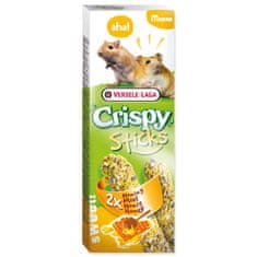 Tyčinka Versele-Laga Crispy křeček a pískomil, s medem 110g 2ks