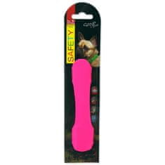 Dog Fantasy Návlek LED svítící růžový 15cm