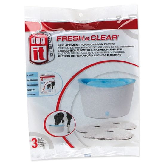 Dog It Náplň Dogit uhlí a molitan pro Fresh&Clear 3ks