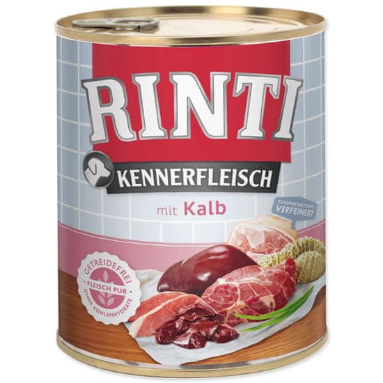 Rinti Konzerva Kennerfleisch Adult tele 800g