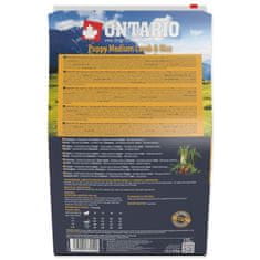 Ontario Krmivo Puppy Medium Lamb & Rice 2,25kg