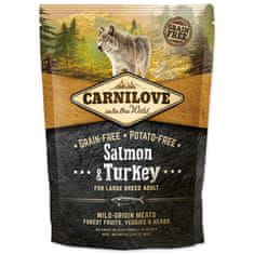 Carnilove Krmivo Adult Large Breed Salmon & Turkey 1,5kg