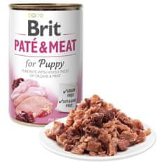 Brit Konzerva Paté & Meat Puppy kuře 400g