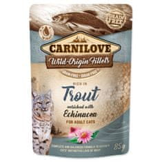 Brit Kapsička Carnilove Cat pstruh a echinacea 85g