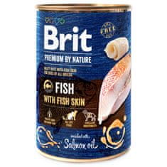 Brit Konzerva Premium by Nature ryba s kůží 400g