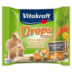 Vitakraft Pochoutka Happy králík, s mrkví, dropsy 40g