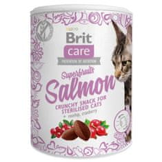 Brit Pochoutka Care Cat Snack Superfruits losos 100g