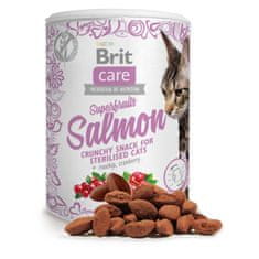 Brit Pochoutka Care Cat Snack Superfruits losos 100g