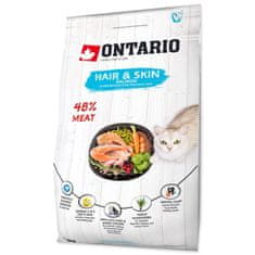 Ontario Krmivo Cat Hair & Skin 2kg