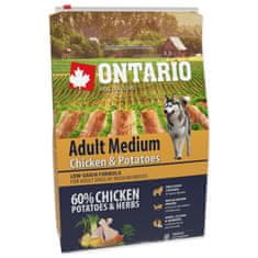 Ontario Krmivo Adult Medium Chicken & Potatoes 2,25kg