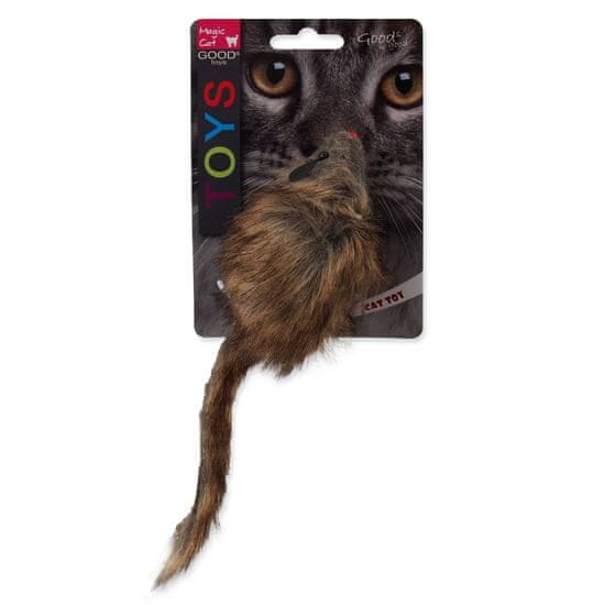 Magic cat Hračka myš plyš Gigant s catnip 21cm