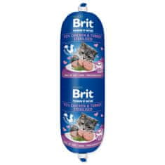 Brit Salám Premium by Nature Sterilised kuře a krůta 180g