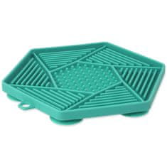 EPIC PET Podložka lízací Lick&Snack hexagon světle zelený 17x15cm