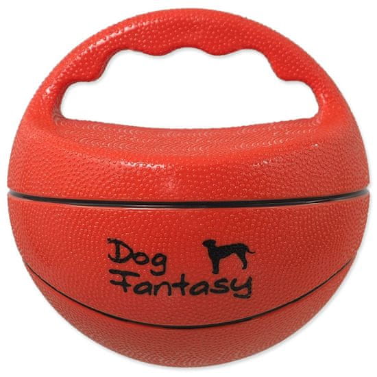 Dog Fantasy Hračka Ball míč s rukojetí pískací 15cm