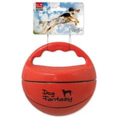 Dog Fantasy Hračka Ball míč s rukojetí pískací 15cm