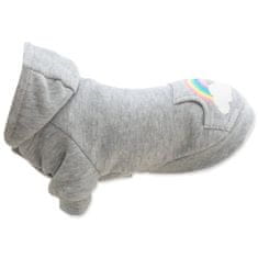 Trixie Rainbow Falls hoodie, XS: 30 cm, light grey
