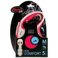 Flexi Vodítko New Comfort páska M červené 5m