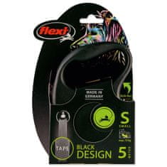Flexi Vodítko Black Design páska S černé 5m