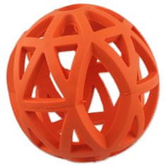 Dog Fantasy Hračka míček děrovaný oranžový 12,5cm