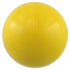 Dog Fantasy Hračka míček tvrdý žlutý 6cm