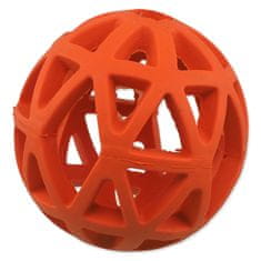 Dog Fantasy Hračka míček děrovaný oranžový 9cm