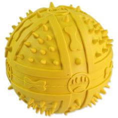 Dog Fantasy Hračka míček s bodlinami pískací mix barev 9cm