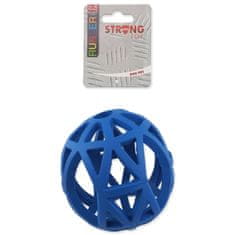 Dog Fantasy Hračka míček děrovaný modrý 12,5cm