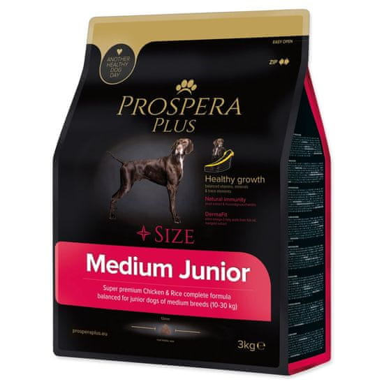 PROSPERA PLUS Krmivo Medium Junior kuře s rýží 3kg