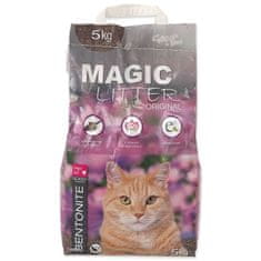Magic cat Kočkolit Magic Litter Bentonite Original Flowers 5kg
