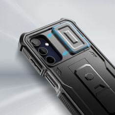 Tech-protect Pancéřový kryt na Samsung Galaxy A15 Tech-Protect Kevlar Cam+ Černý