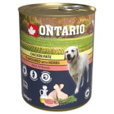 Ontario Konzerva kuře s bylinkami, paté 800g