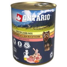 Ontario Konzerva jehněčí s bylinkami, paté 800g