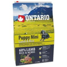 Ontario Krmivo Puppy Mini Lamb & Rice 2,25kg