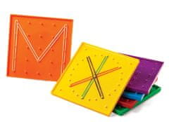 Geoboard mix barev 6ks, 15 cm