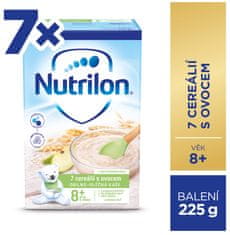 Nutrilon Pronutra Kaše 7 cereálií s ovocem 7 x 225 g, 8+