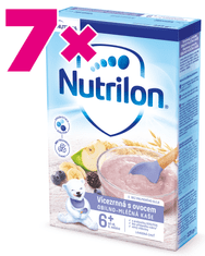 Nutrilon Pronutra Vícezrnná kaše s ovocem 7 x 225 g, 6+