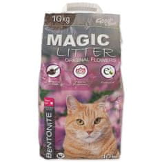 Magic cat Kočkolit Magic Litter Bentonite Original Flowers 10kg