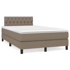 shumee Box spring postel s matrací taupe 120x190 cm textil