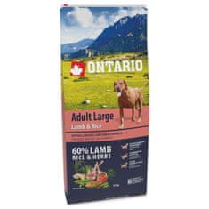 Ontario Krmivo Adult Large Lamb & Rice 12kg