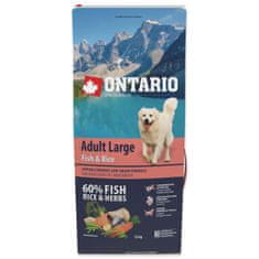 Ontario Krmivo Adult Large Fish & Rice 12kg