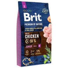 Brit Krmivo Premium by Nature Junior S 8kg