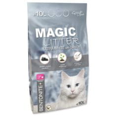 Magic cat Kočkolit Magic Litter Bentonite Ultra White with Carbon 10L/9kg