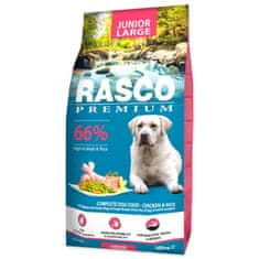RASCO Krmivo Premium Junior Large kuře s rýží 15kg