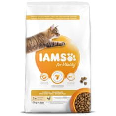 IAMS Krmivo Cat Adult/Senior Hairball Chicken 10kg