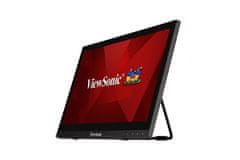 Viewsonic TD1630-3 - 16" LED/1366x768/10M:1/12ms/220nits/10 Points Touch/HDMI/VGA/90°/60°/VESA/Repro