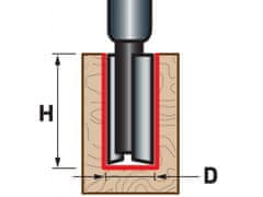 Extol Premium Fréza drážkovací do dřeva, D6,3 x H25