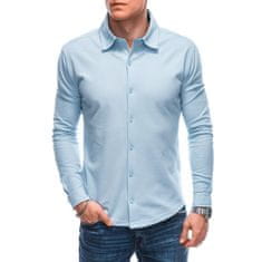 Edoti Pánská košile s dlouhým rukávem K523 modrá MDN121628 S