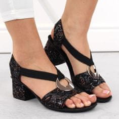 Rieker Pohodlné dámské sandály na podpatku velikost 42