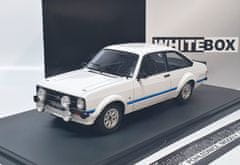 WHITEBOX WHITEBOX Ford Escort MKII RS 1800 -Bílá/modrá WHITEBOX 1:24